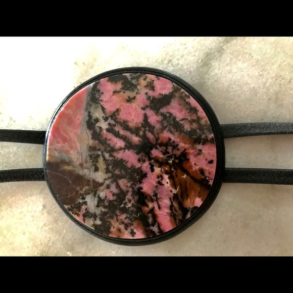 Necklace stone is Rhodonite from Russia. - Picture 3 of 4